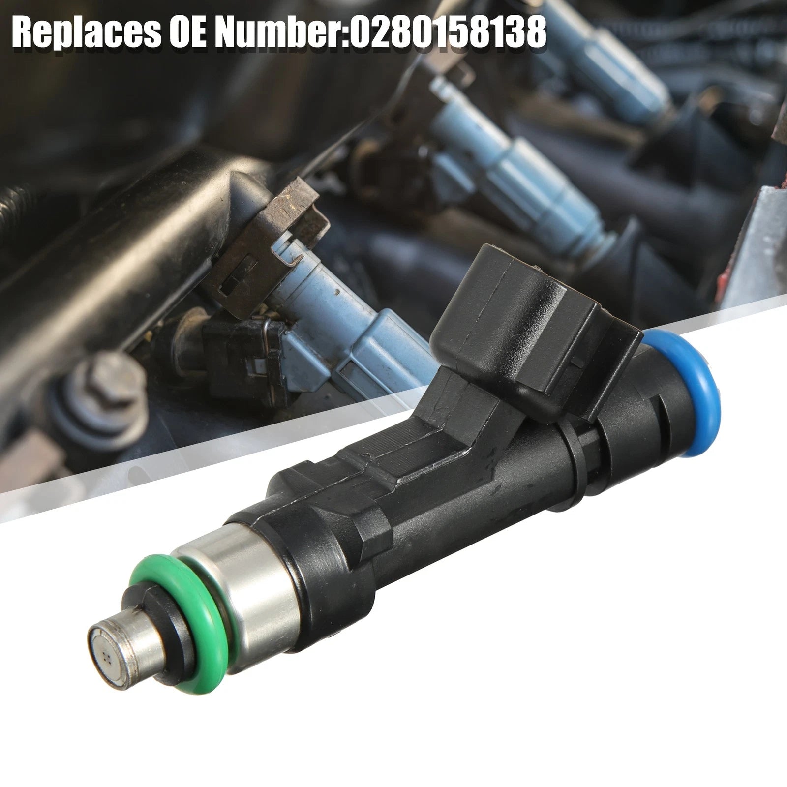 8Pcs Fuel Injector 0280158138 for Ford F-150 F-250 F-350 (2007–2010) 5.4L