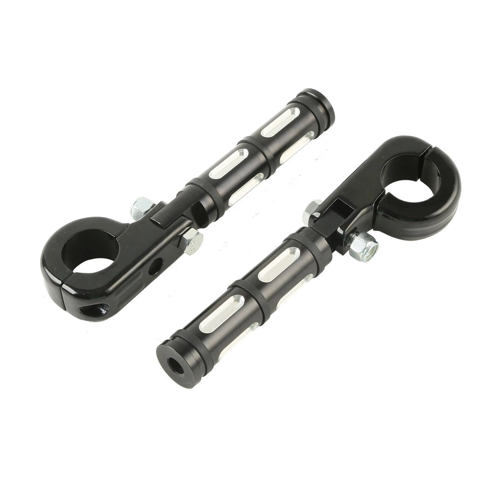 1 1/4" Engine Guard Footpegs Clamps for Harley Touring Road King (Universal)