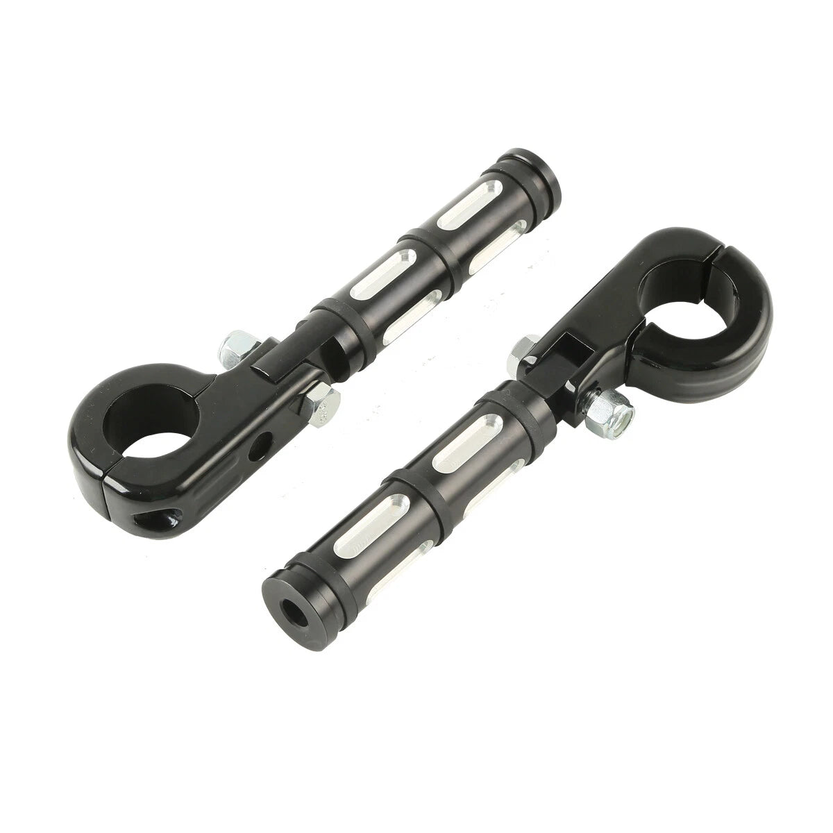 1 1/4" Engine Guard Footpegs Clamps for Harley Touring Road King (Universal)