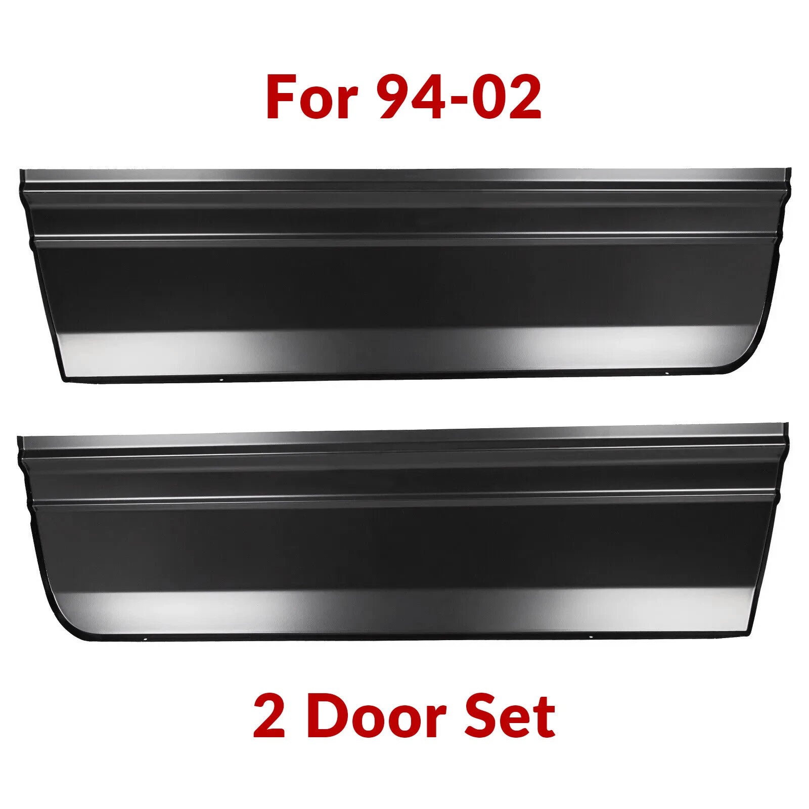 Set of 2 Lower Front Door Skins for Dodge Ram (1994–2002)