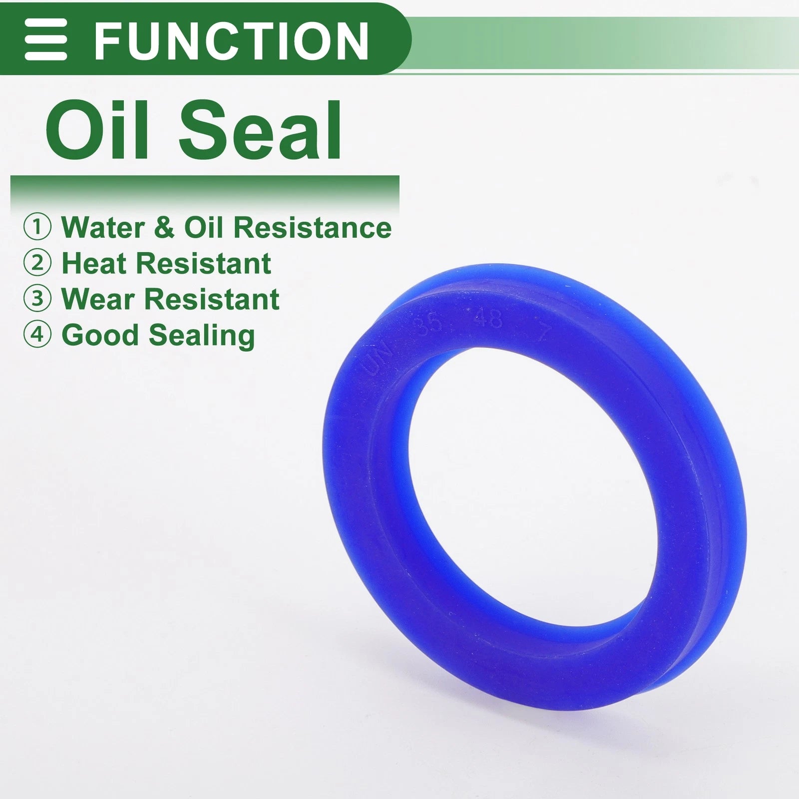 Set of 5 Oil Seal Rotary Shaft Seal 35x48x7mm High Pressure for Various Models