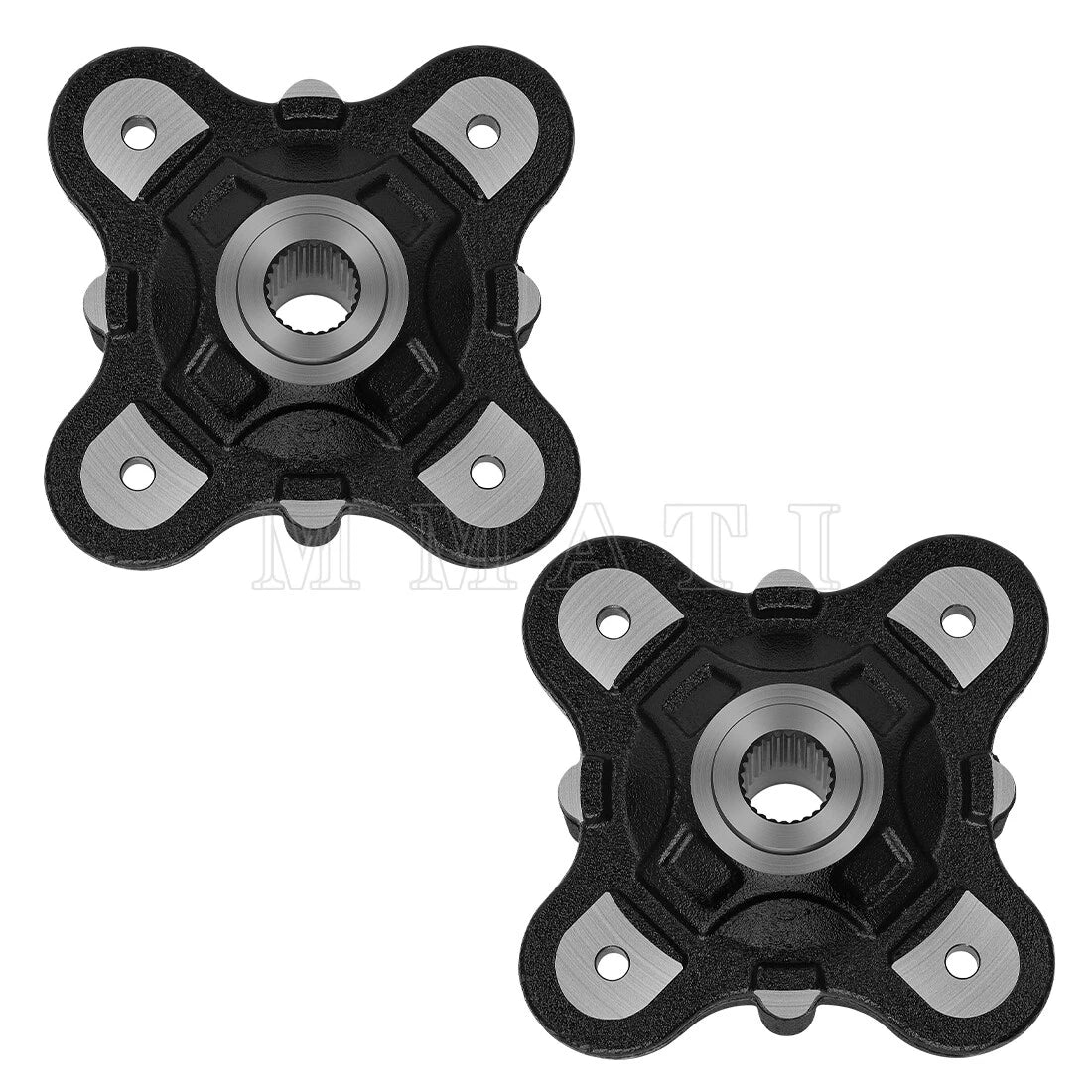 2X Rear Wheel Hubs for Polaris RZR 570 (2014–2022) RZR Trail 570 (2021–2022)