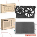 A/C Condenser & Cooling Fan Assembly for Ford Taurus (2013–2014)