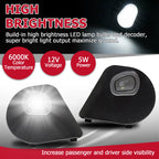 LED Side Towing Mirror Puddle Light for Dodge Ram 1500 2500 3500 4500 5500 (2010–2019)