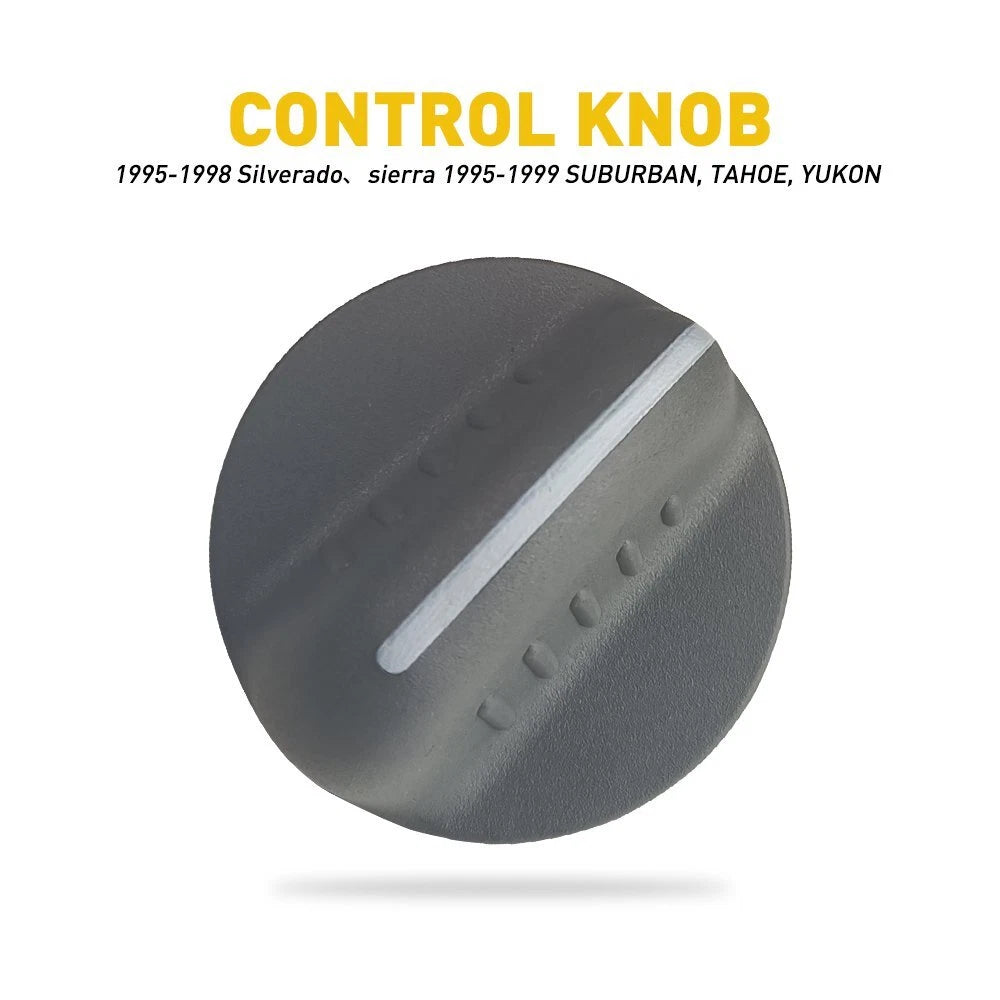Heater Climate Control Knob for Chevrolet Silverado GMC Sierra (2007–2014)