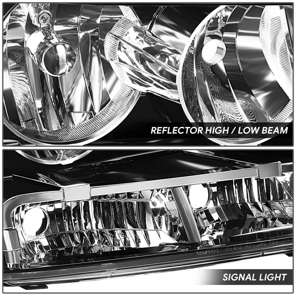 Right Black Housing Headlight Lamp for Chevy Avalanche Suburban Tahoe (2007–2014)