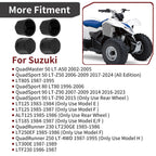 Set of 4 Wheel Center Hub Caps for Suzuki Quadrunner 125 185 (1983–1987)