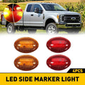 Set of 4 LED Dually Bed Fender Marker Lights for Ford F350 (1999–2010)