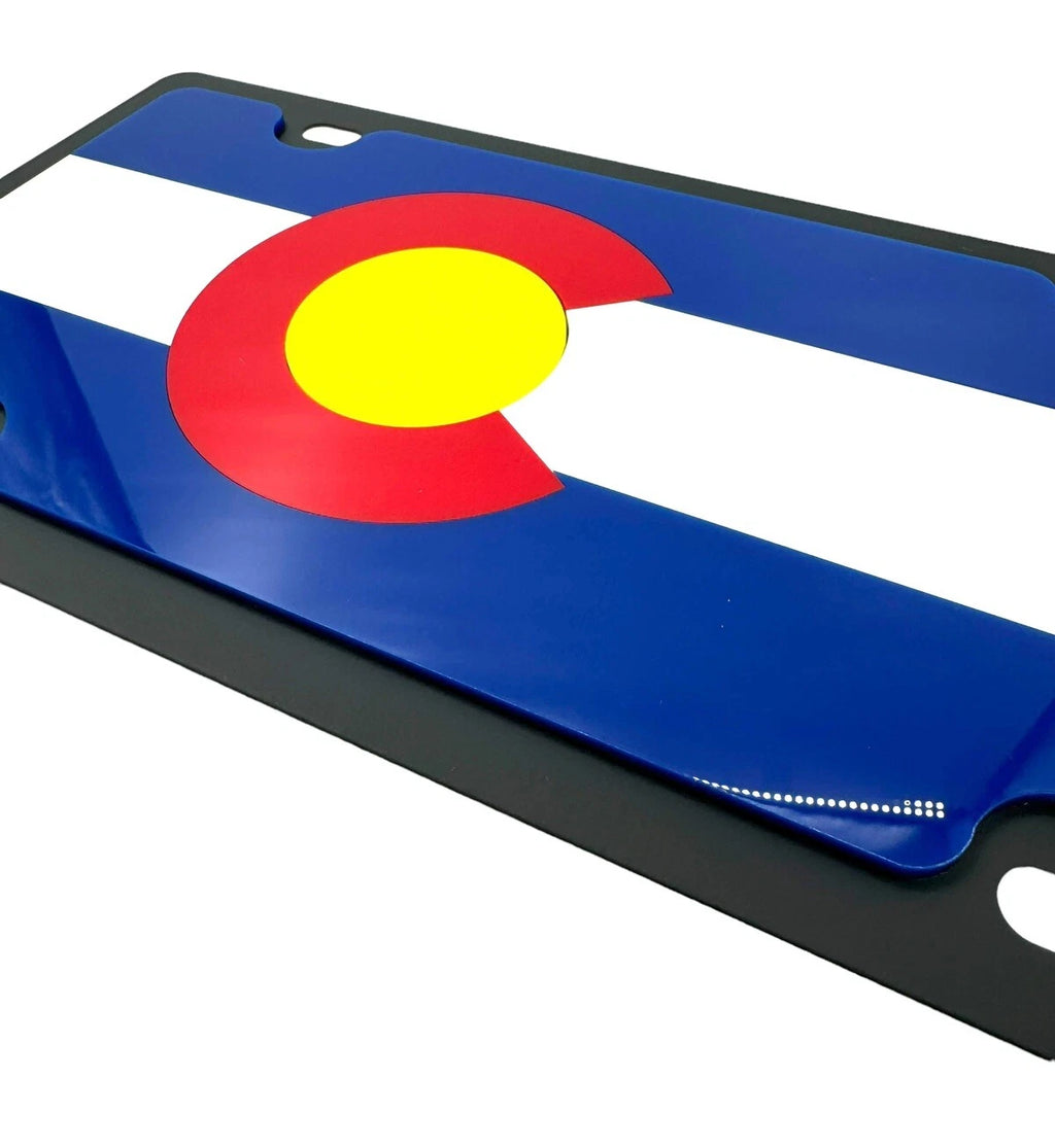 License Plate Frame Premium Black for Chevrolet Colorado (2015–2020)