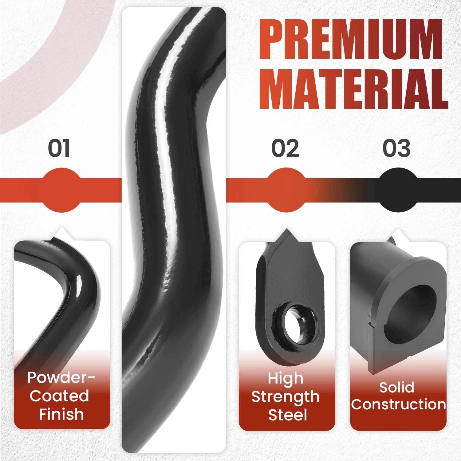 1-1/2" Heat Treated Stabilizer Sway Bar for Dodge Sprinter 3500 (2007–2018)