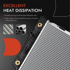 Radiator with Trans Oil Cooler for Mercedes-Benz W202 C230 (1994–1997)