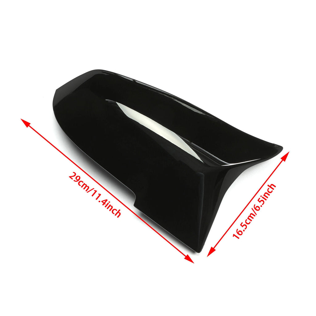 2X Gloss Black Side Mirror Cover Caps for BMW 3/4 Series (2012-2020)