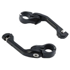 32mm Matte Adjustable Highway Long Angled Foot Pegs for Harley Touring (2009-2023)