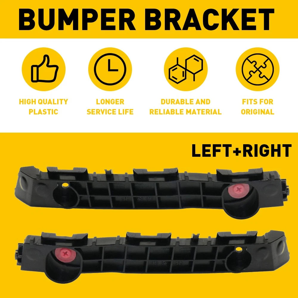 Set of 2 Front Bumper Retainer Brackets for Toyota Tacoma (2016â2021)