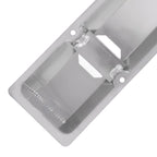 2X Fabricated Aluminum Tall Valve Covers for Small Block Chevy (1960-1990)