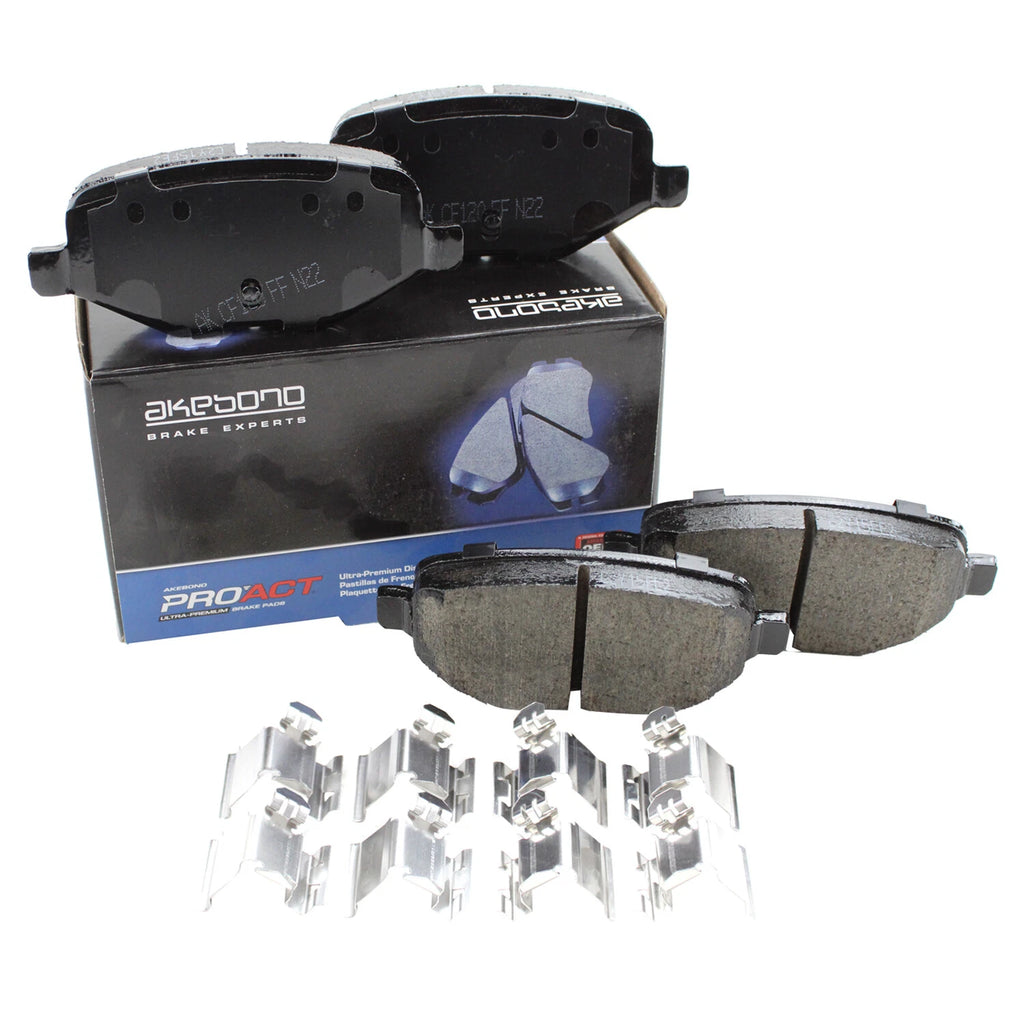 Akebono ProACT Ultra Premium Rear Ceramic Brake Pads for Ford Explorer (2011–2019)