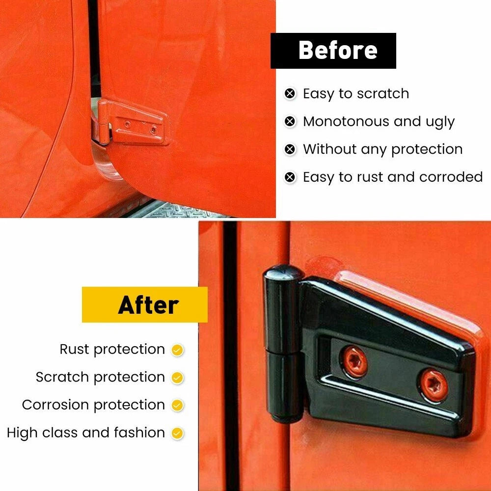 Hinge Trim for Jeep Wrangler JK JKU (2007–2017)