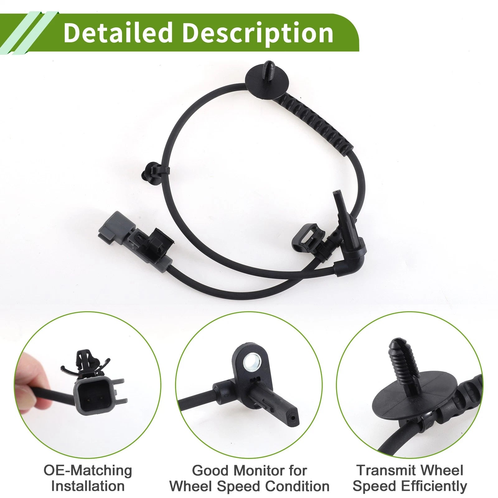ABS Wheel Speed Sensor for Chevrolet Trax (2013–2020) No. 95371618/95328631