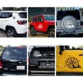 Compass Navigation Hood Sticker for Truck, Waterproof Vinyl (2010–2020)