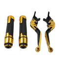 Gold Extendable Brake Clutch Levers & Handlebar Grips for BMW C650GT C600 (2012-2018)