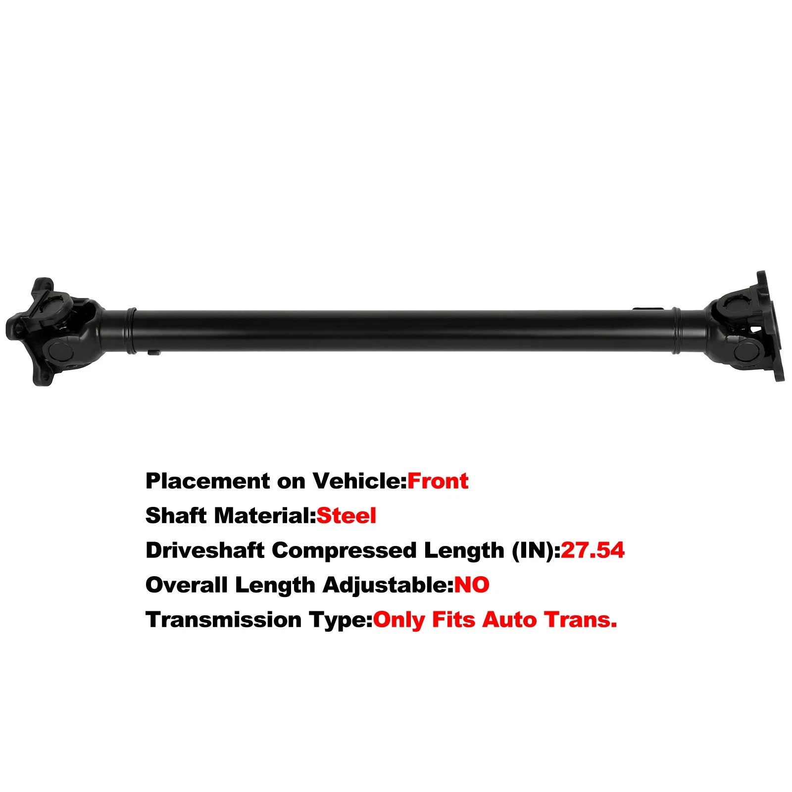 Front Propeller Drive Shaft for BMW X3 (2006) 936-304