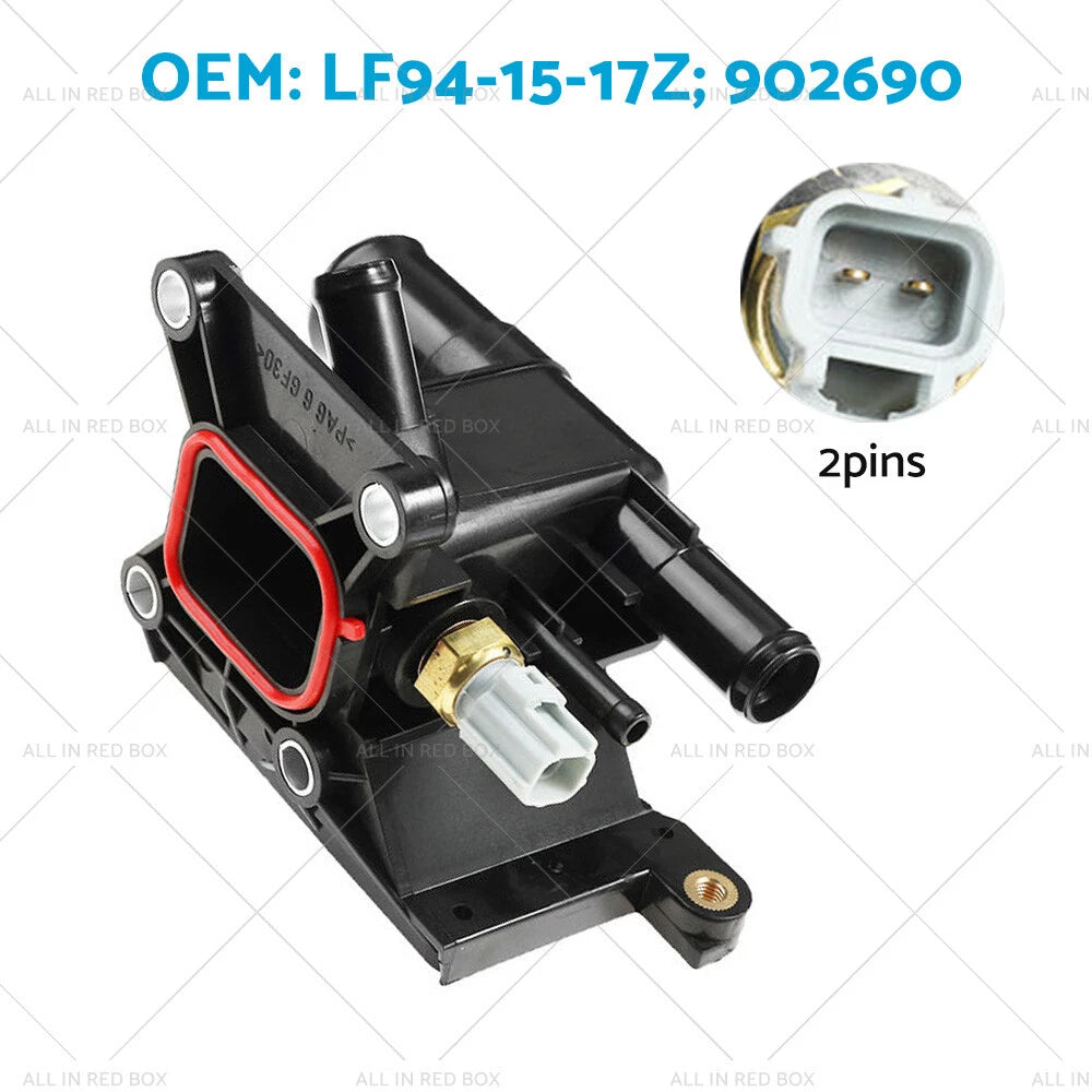 Engine Coolant Thermostat Housing for Mazda 3 5 6 (2006–2013) LF941517Z