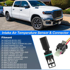 Intake Air Temperature Sensor Connector Kit for Chrysler Jeep ()