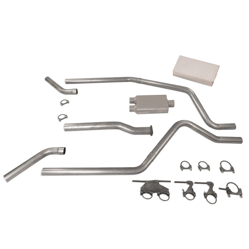 2.5" Dual Exhaust Kit for Dodge Ram 1500 (2019–2025) 2 Chamber Muffler