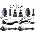 Set of 8 Lower Ball Joints & Tie Rods for Nissan Frontier (2005–2016)