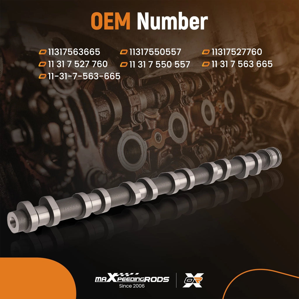 Exhaust Camshaft for BMW 128 323 325 328 330 525 528 530 X3 X5 Z4 (2008–2013) 11317563665