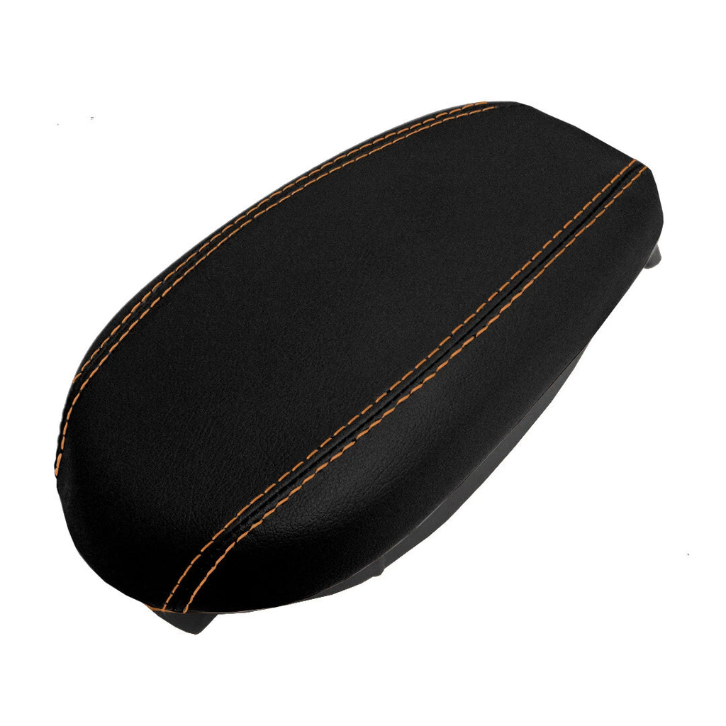 Console Lid Armrest Cover for Hyundai Veloster (2012–2018) Orange Stitch