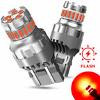 2X LED Strobe Brake Tail Light Bulbs for Make Model (YYYY–YYYY)