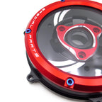 Racing Clear Clutch Cover & Spring Retainer for Ducati 1199 1299 Panigale (2012–2019)