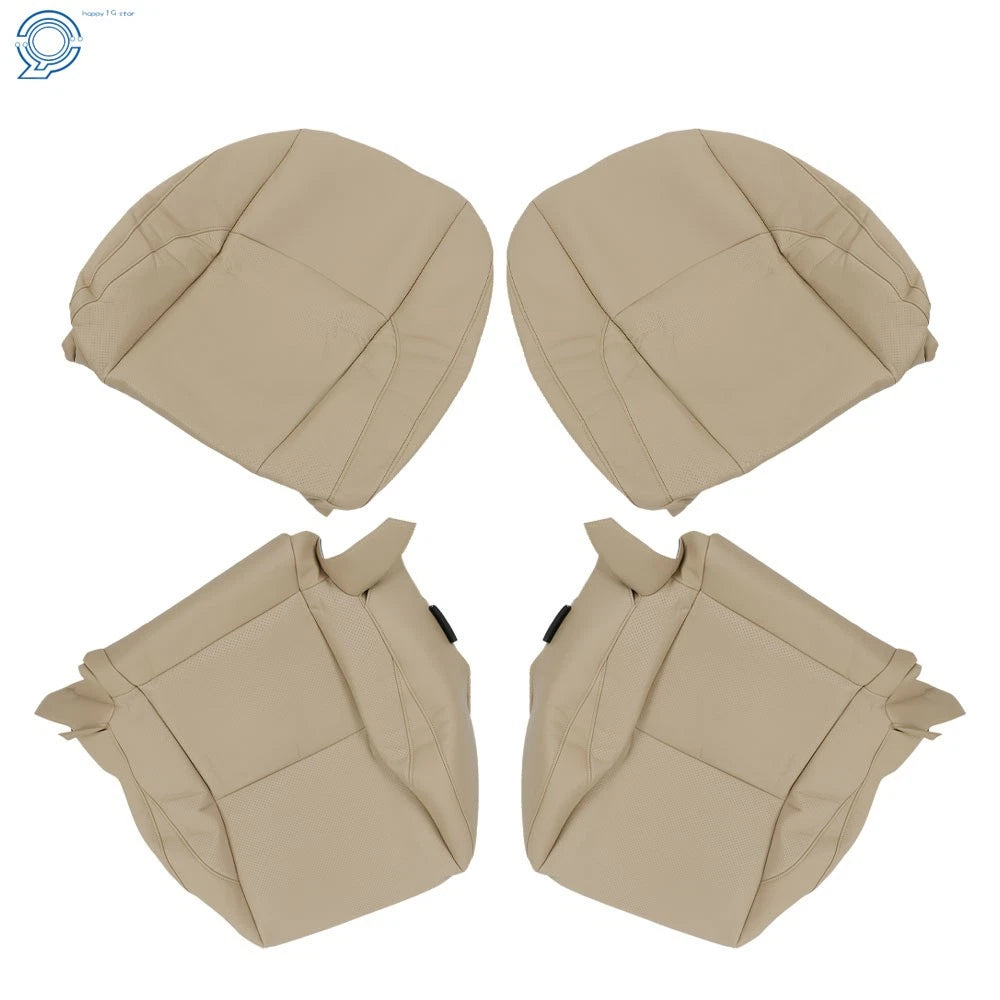 Set of 2 Leather Seat Covers for Lexus ES350 (2007–2012) - Beige