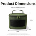 Waterproof Nylon Fishing Tackle Bag 18x18x14.5cm