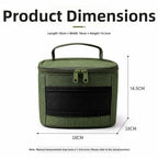Waterproof Nylon Fishing Tackle Bag 18x18x14.5cm