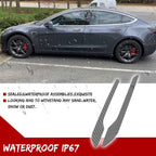 Set of 4 Door Handle Cover Trims for Tesla Model 3 & Y (2017–2023) Carbon Fiber Look