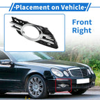 Front Right Fog Light Cover No. 2118850822 for Mercedes-Benz E320 (1996–1999)