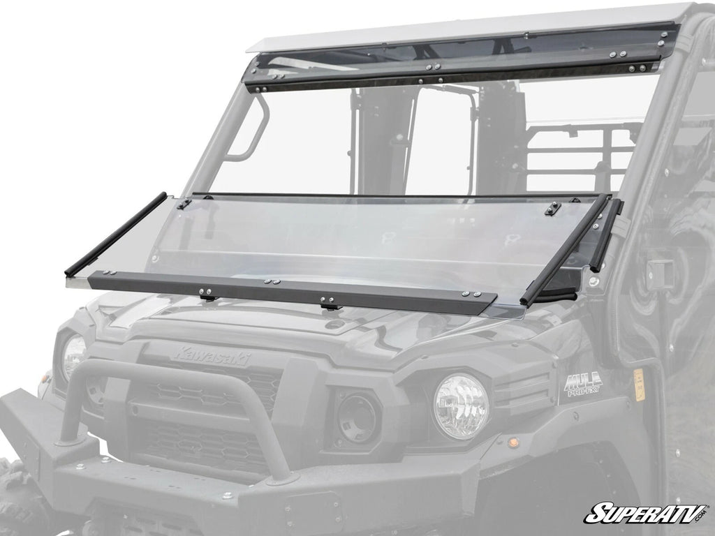 3-in-1 Flip Down Windshield for Kawasaki Mule Pro FXT / DXT (2015–2023)
