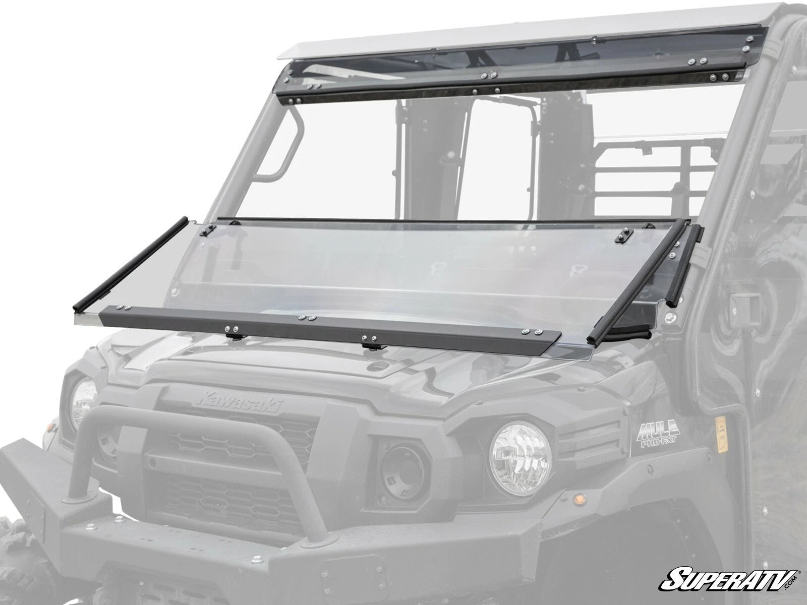 3-in-1 Flip Down Windshield for Kawasaki Mule Pro FXT / DXT (2015–2023)