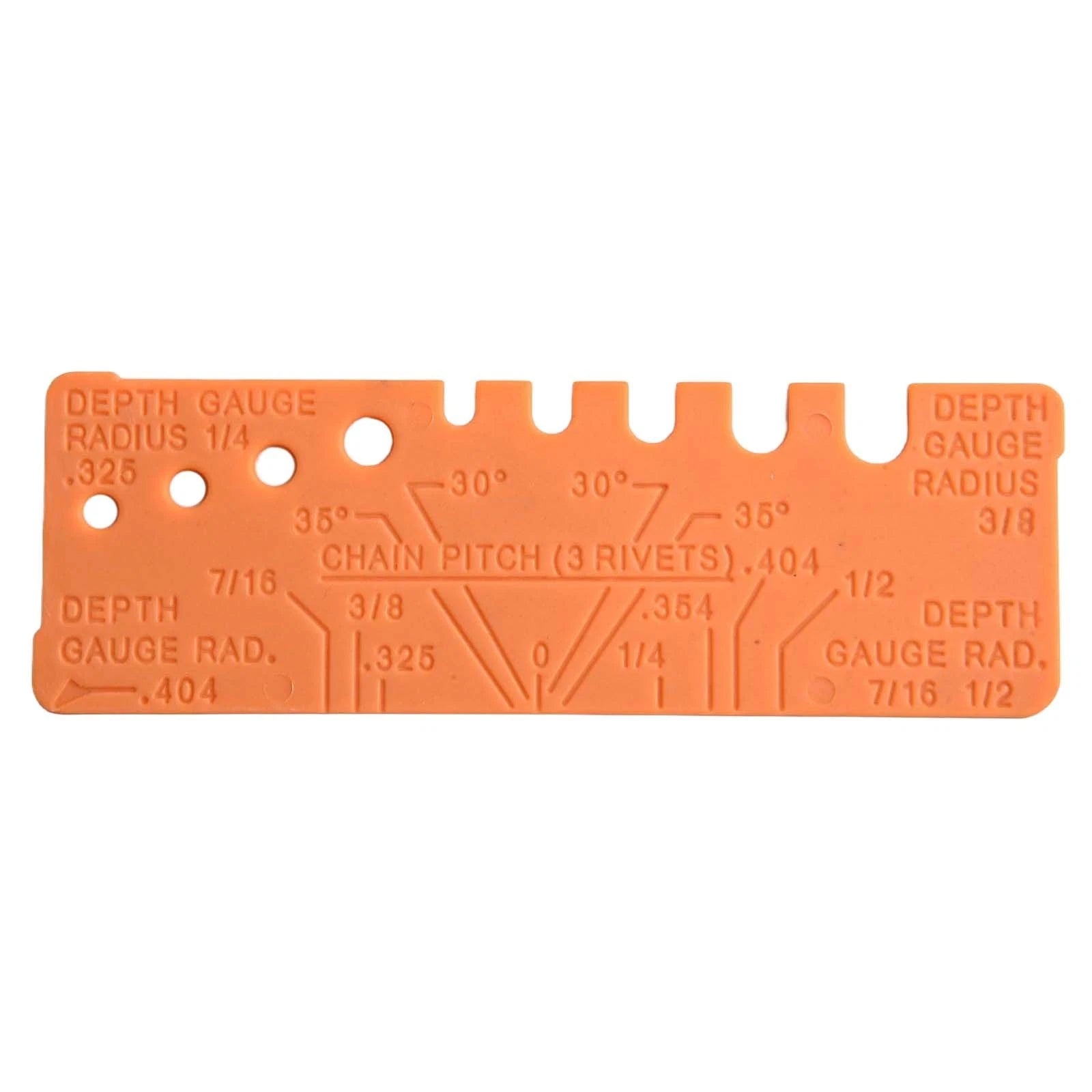 Set of 2 Gauge 10535mm/10015mm 30°/35° Filing Angle Checks Bar Groove Cleaner