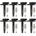Set of 8 Ignition Coils & 8 Spark Plugs for Audi A4 TT Quattro Volkswagen Beetle (1.8L)