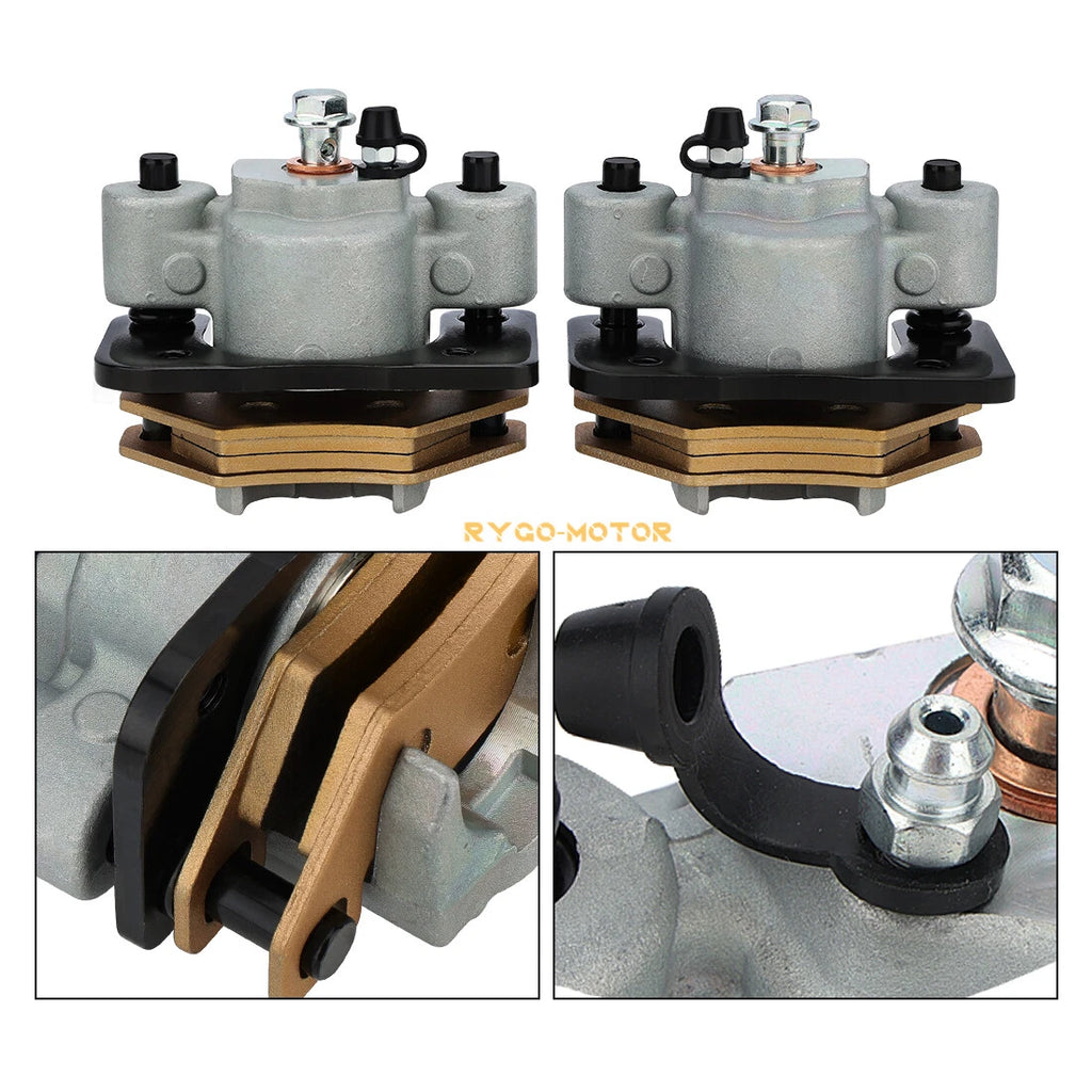 Front Left Right Brake Caliper w/Pads for Arctic Cat ATV 650 (2004–2011)
