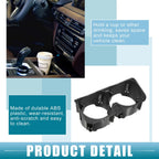 Rear Cup Holder Insert A2218130014 for Mercedes-Benz W221 (2009–2012) Black