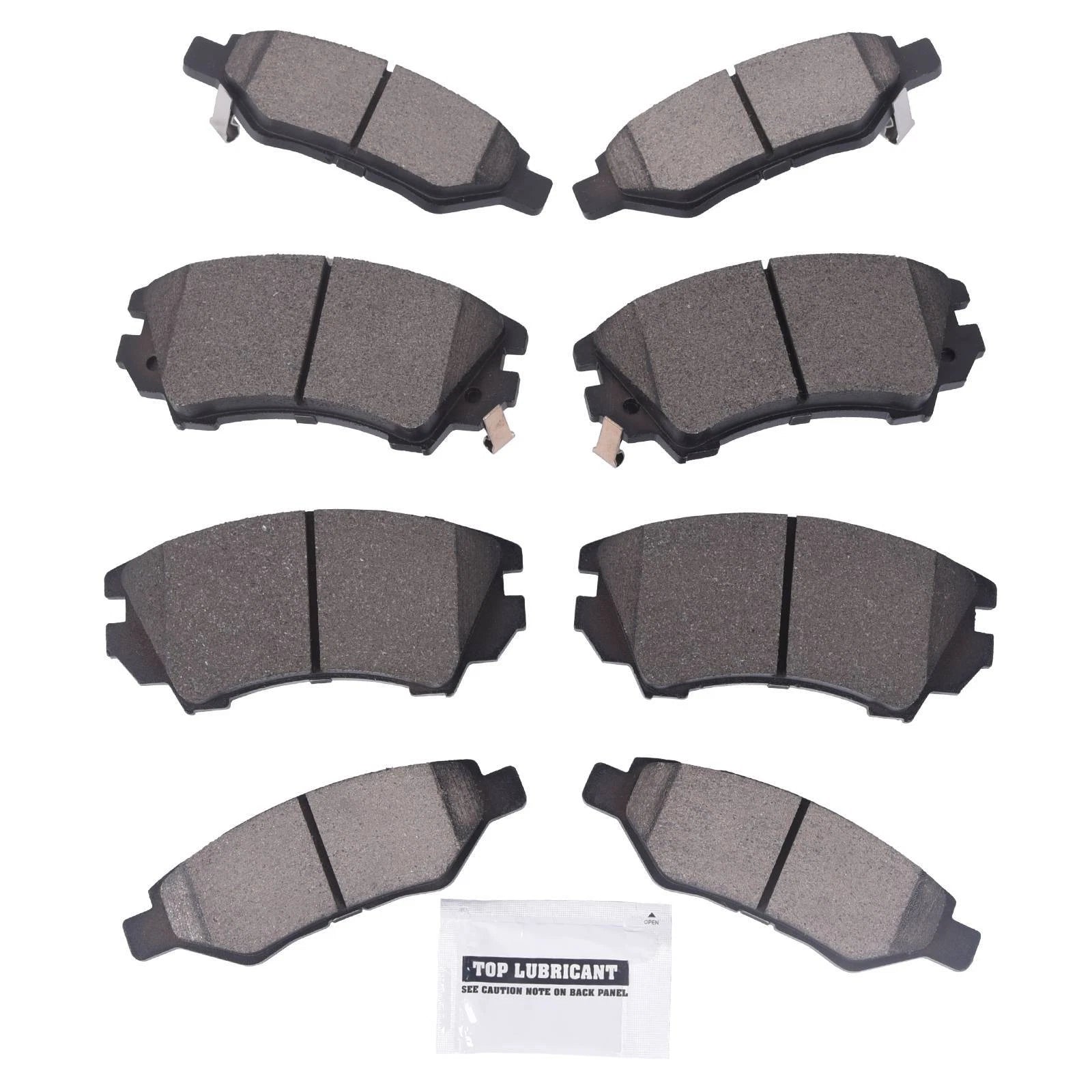 Set of 4 Premium Ceramic Brake Pads for Chevrolet Camaro (2010–2015)