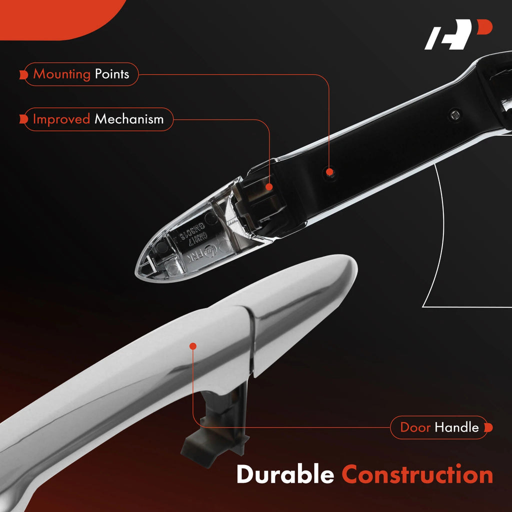 Chrome Exterior Door Handle for Chevrolet Spark (2016-2021)