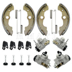 Front Brake Wheel Cylinders w/Shoes for Honda FourTrax TRX350 TRX350D (1986–1989)