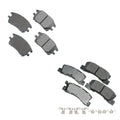 Set of 4 Akebono ProACT Ceramic Disc Brake Pads for RX300 (2001–2003)