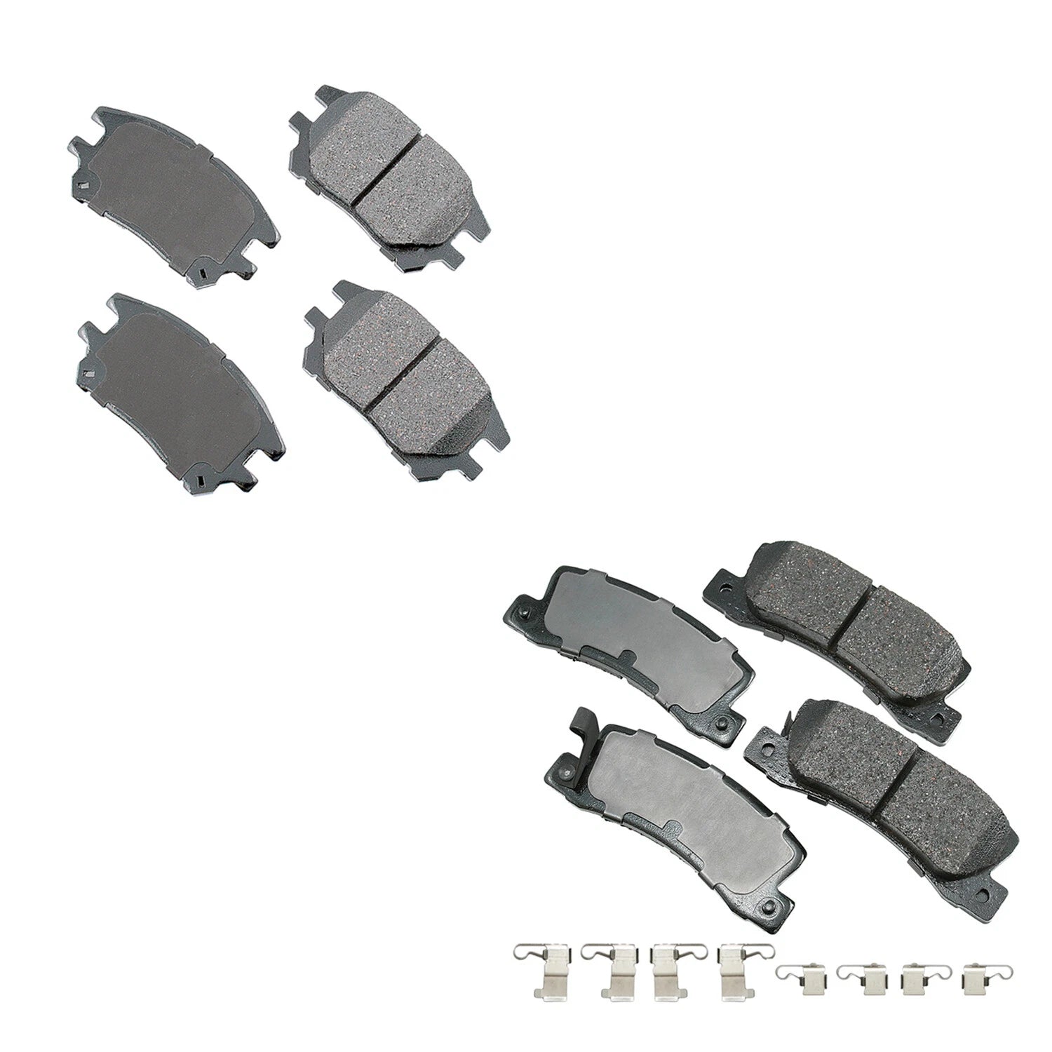 Set of 4 Akebono ProACT Ceramic Disc Brake Pads for RX300 (2001–2003)