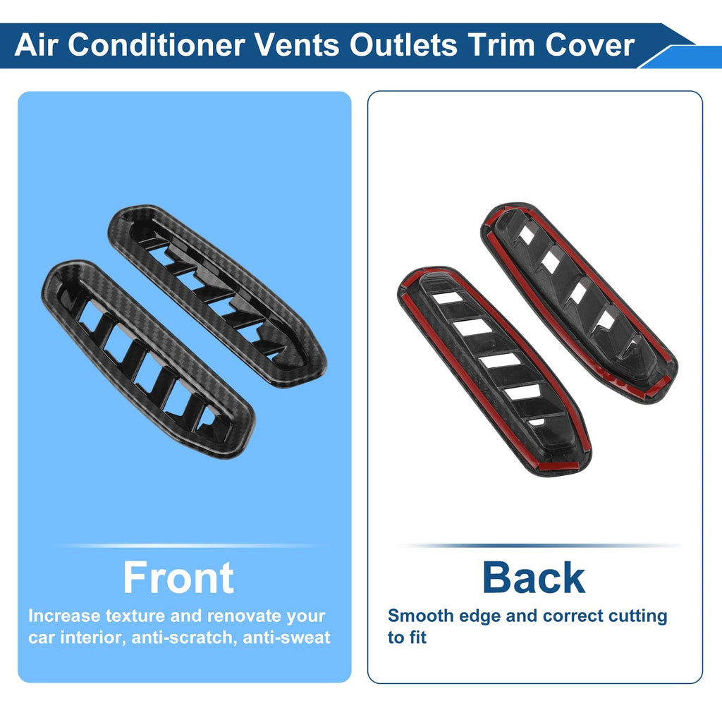 Set of 2 Air Condition Outlet Vent Trim Cover Frame for Toyota Camry (2025–2026)